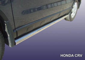 Пороги труба 76 мм Honda CR-V (2007-)