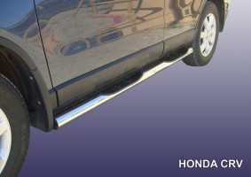 Пороги с проступями ф76 Honda CR-V (2007-)