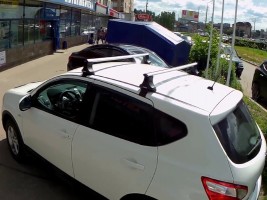 Как установить багажник на крышу Ниссан (Nissan)