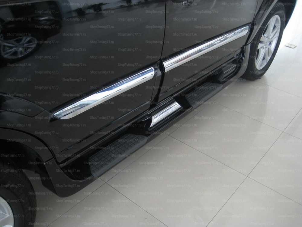 Пороги классические Hyundai Santa Fe (2006-)