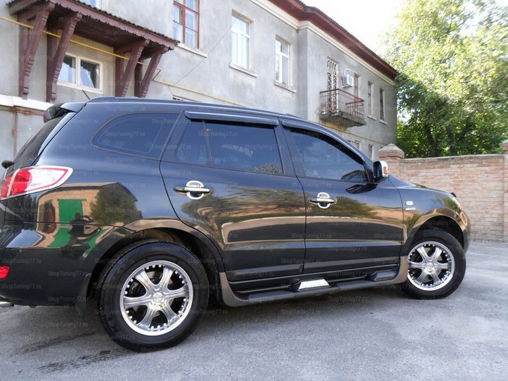 Пороги классические Hyundai Santa Fe (2006-)