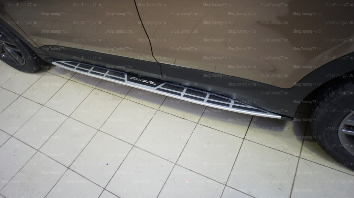 Пороги Мобис стиль Hyundai Santa Fe (2013-)