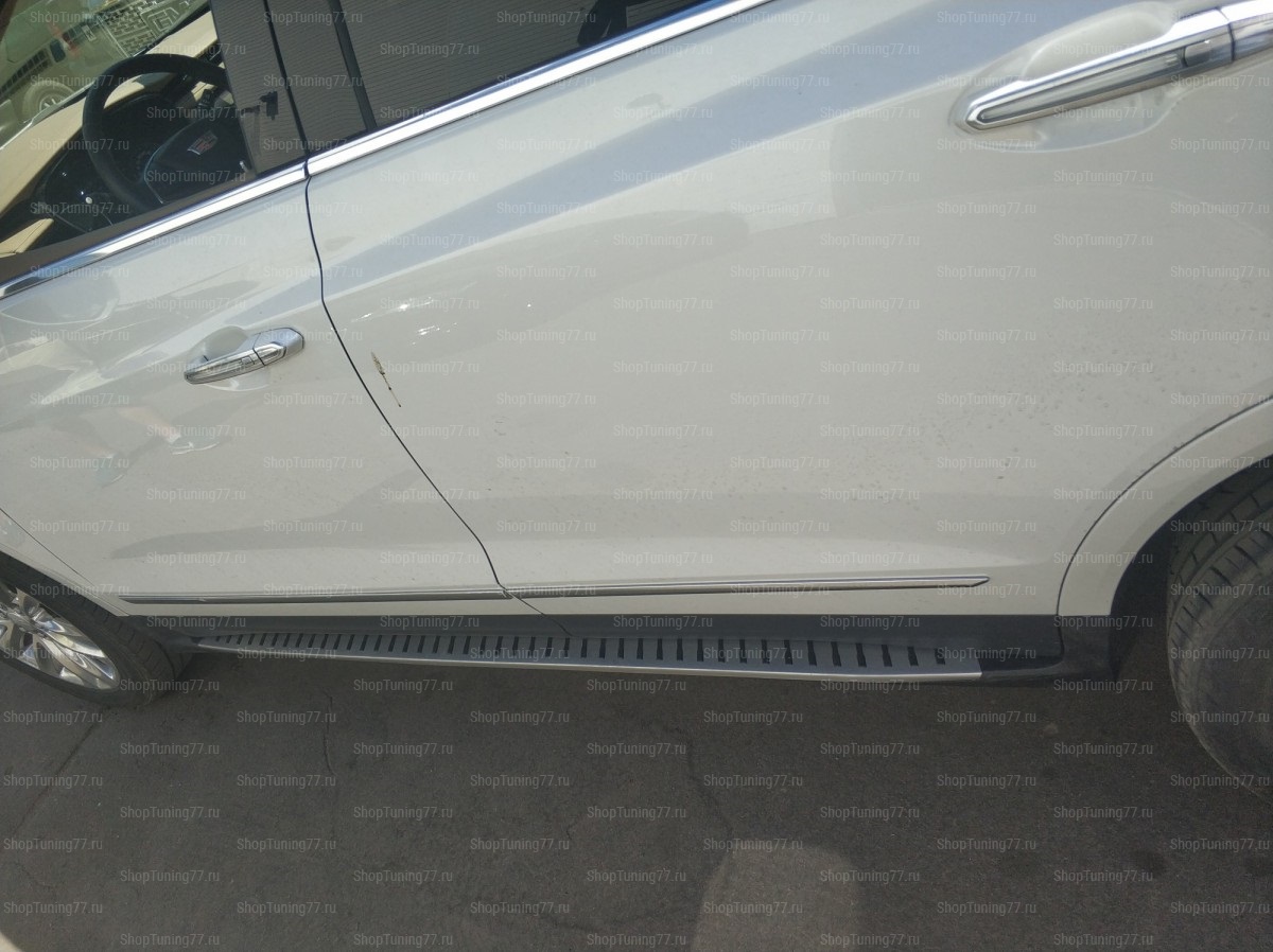Пороги подножки Cadillac XT5 (2016-)