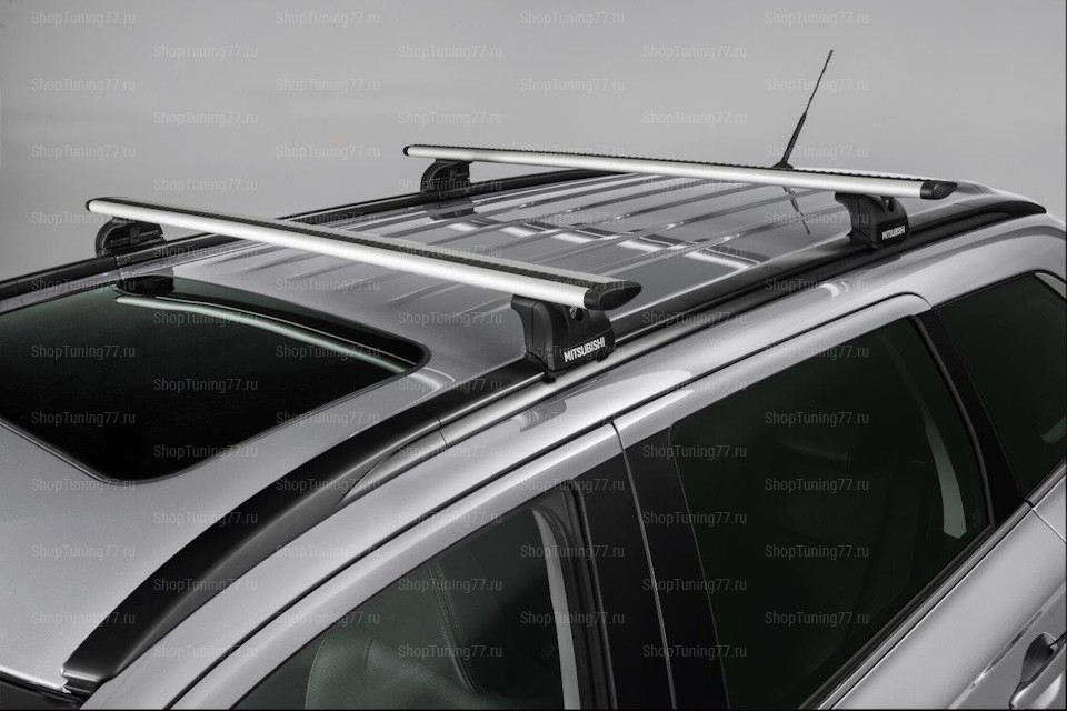 Рейлинги чёрные Mitsubishi Outlander (2012-)
