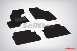 Ворсовые коврики LUX для Hyundai Santa Fe II New (2010-2012)