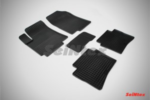 Резиновые коврики сетка для Kia Rio III (2011-2017)