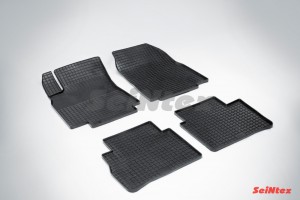 Резиновые коврики сетка для Nissan Tiida (2004-2013)
