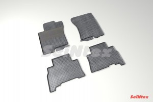 Резиновые коврики сетка для Toyota Land Cruiser Prado 150 (2009-2013)