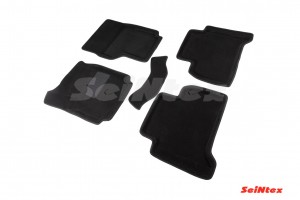 Ворсовые 3D коврики Volkswagen Amarok (2010-2016) не подходят для комплектации с пластиковым полом