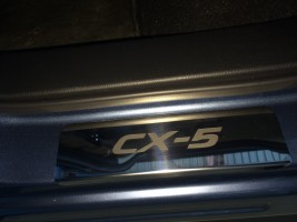 Накладки на пороги Mazda CX-5
