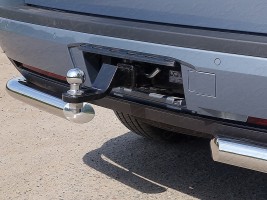 Шаровый узел фаркопа, тип Е (шар никелированный, 50x50) для Cadillac Escalade IV (2014-)