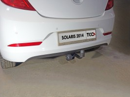 Фаркоп (оцинкованный, шар A) для Hyundai Solaris рест. (2014-2017)