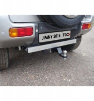 Фаркоп (оцинкованный, надпись Jimny, шар E) для Suzuki Jimny III рест. (2012-2018)