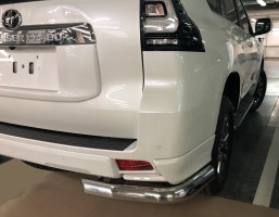 Toyota Land Cruiser Prado 150 Style 2019 Защита заднего бампера угловая