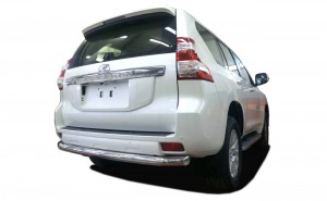 Toyota Land Cruiser Prado 150 2014 Защита заднего бампера