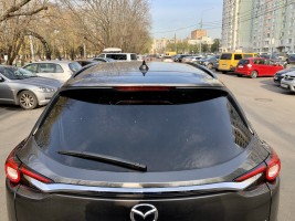 Рейлинги продольные чёрные Mazda CX-9 
