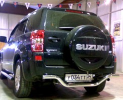 Защита заднего бампера 3дв. 53 мм Suzuki Grand Vitara (2008-)