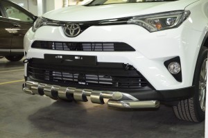 Защита переднего бампера (G) Toyota RAV 4 (2016-)